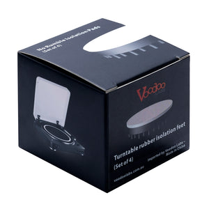 Rubber Hi-Fi Vibration Absorption Pads (4 Pack) by Voodoo Labs™